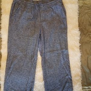 3 Pair Old Navy Linen Wide Leg Pants Bundle
